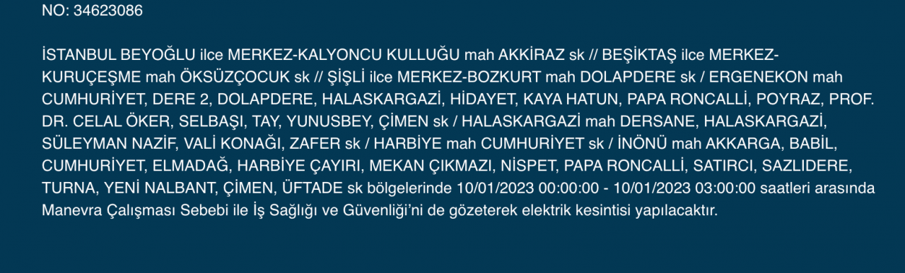 İstanbul’un çok sayıda ilçesine uyarı (10 Ocak) - Sayfa 12