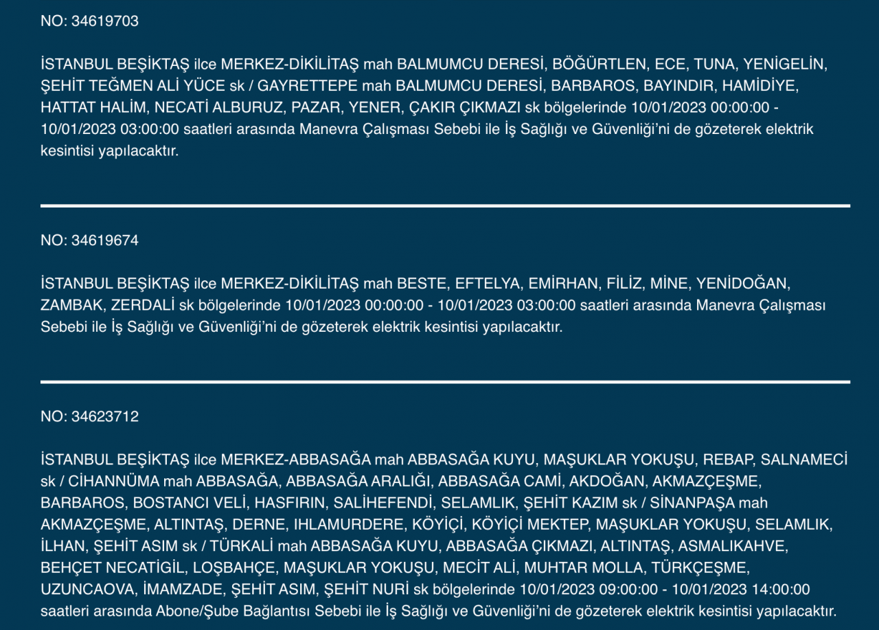 İstanbul’un çok sayıda ilçesine uyarı (10 Ocak) - Sayfa 9