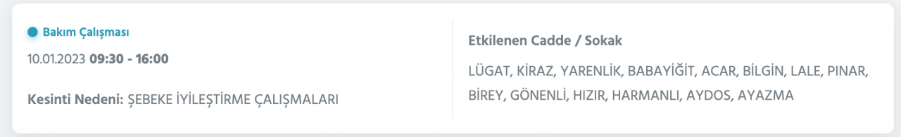 İstanbul’un çok sayıda ilçesine uyarı (10 Ocak) - Sayfa 43