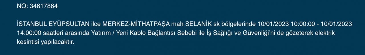 İstanbul’un çok sayıda ilçesine uyarı (10 Ocak) - Sayfa 18
