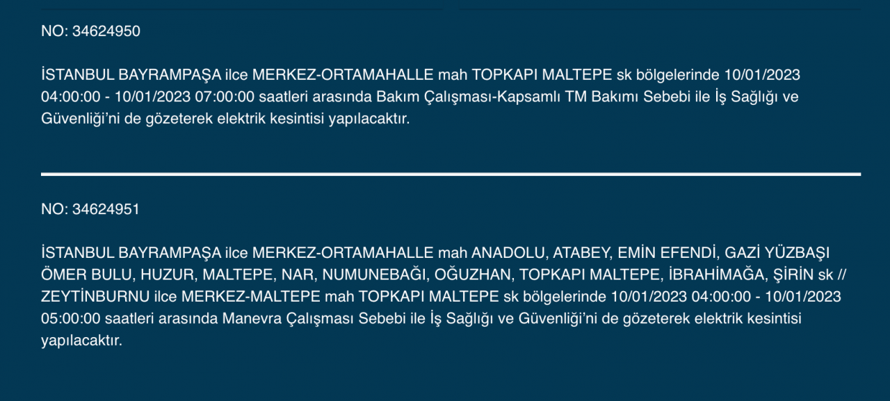 İstanbul’un çok sayıda ilçesine uyarı (10 Ocak) - Sayfa 8
