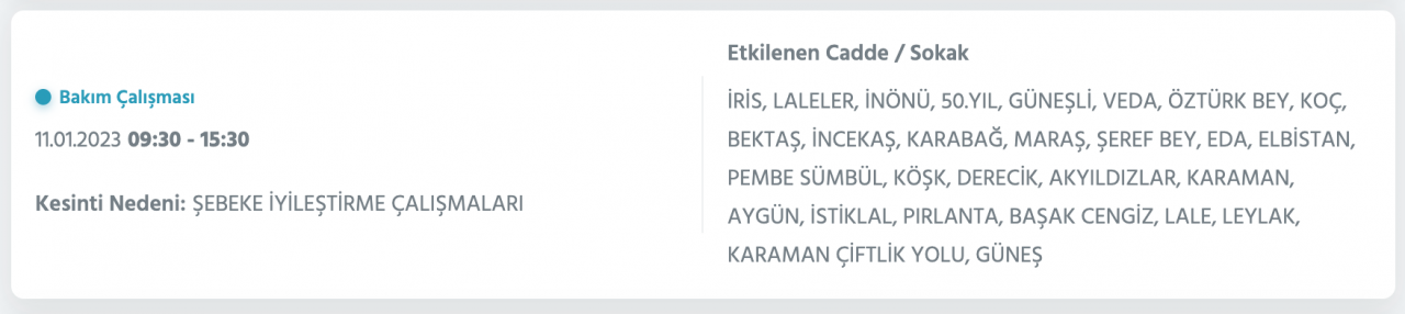 İstanbul’da uzun süreli elektrik kesintisi (11 Ocak) - Sayfa 32