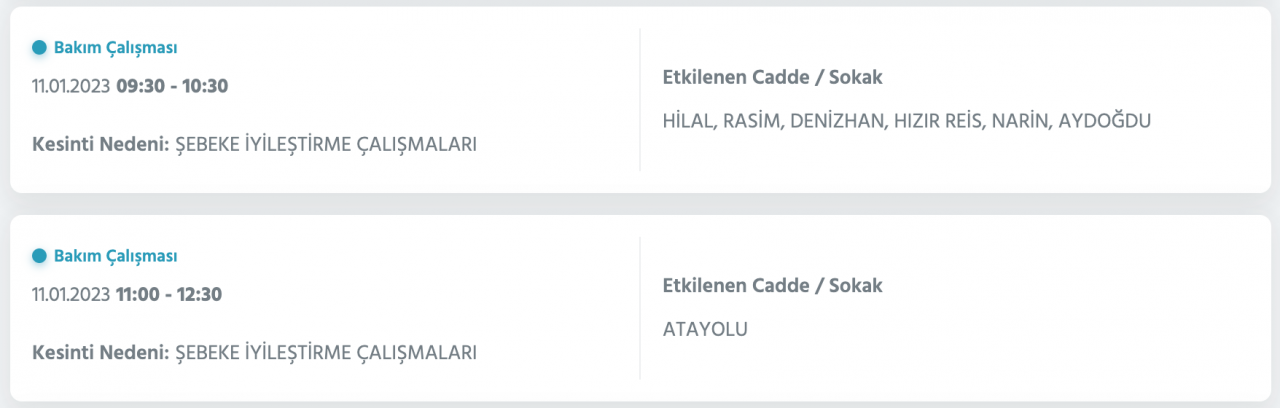 İstanbul’da uzun süreli elektrik kesintisi (11 Ocak) - Sayfa 41