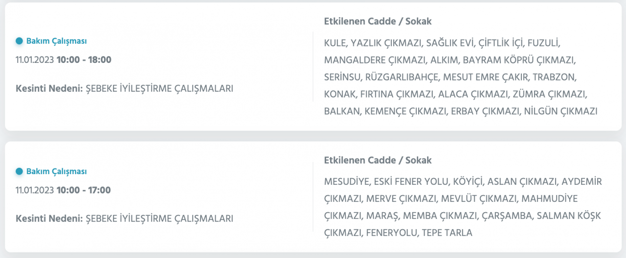 İstanbul’da uzun süreli elektrik kesintisi (11 Ocak) - Sayfa 34