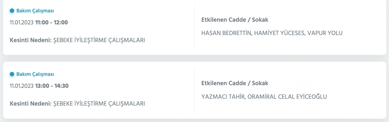 İstanbul’da uzun süreli elektrik kesintisi (11 Ocak) - Sayfa 36