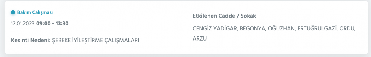 İstanbul’da 32 ilçede elektrikler kesilecek (12 Ocak) - Sayfa 36