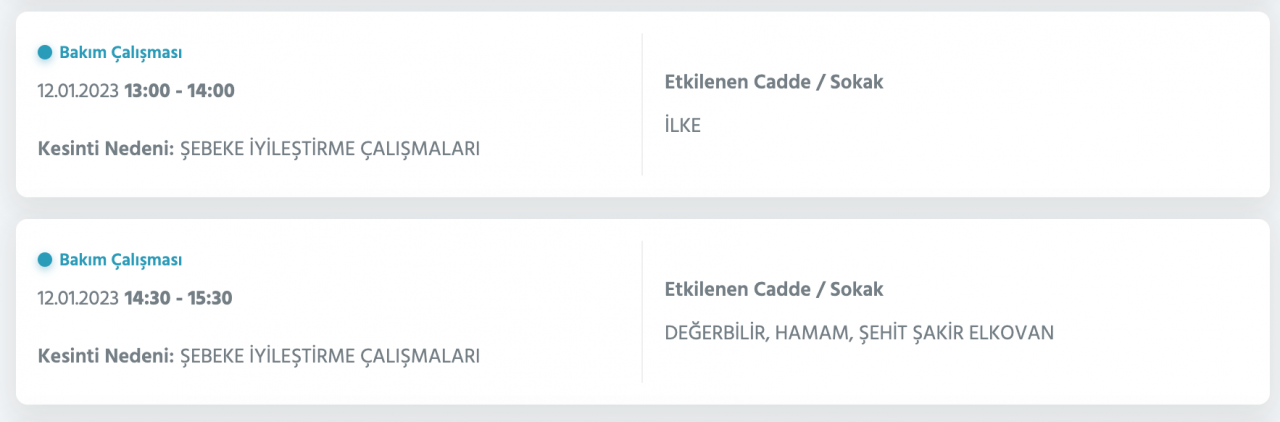 İstanbul’da 32 ilçede elektrikler kesilecek (12 Ocak) - Sayfa 32