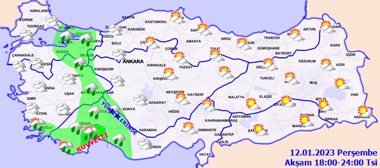 Meteorolojiden 3 ile turuncu kodlu uyarı! Şiddetli yağış, yoğun kar ve fırtınaya dikkat! - Sayfa 4