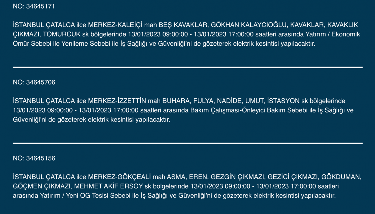 İstanbul’un 20 ilçesine uyarı! (13 Ocak) - Sayfa 12