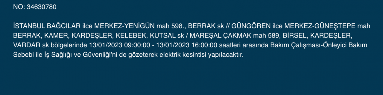 İstanbul’un 20 ilçesine uyarı! (13 Ocak) - Sayfa 20