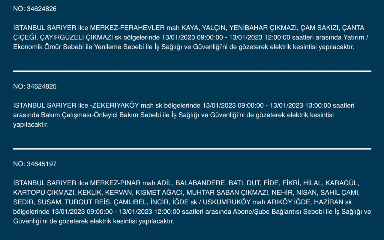 İstanbul’un 20 ilçesine uyarı! (13 Ocak) - Sayfa 24