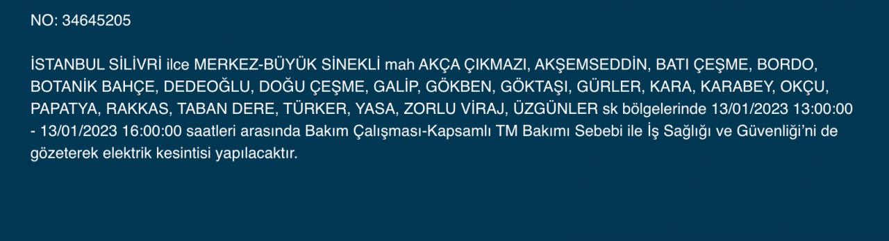 İstanbul’un 20 ilçesine uyarı! (13 Ocak) - Sayfa 27