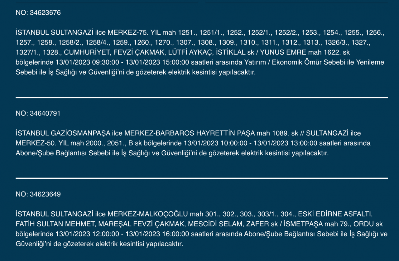 İstanbul’un 20 ilçesine uyarı! (13 Ocak) - Sayfa 29