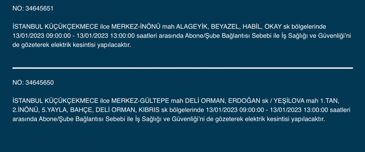 İstanbul’un 20 ilçesine uyarı! (13 Ocak) - Sayfa 23