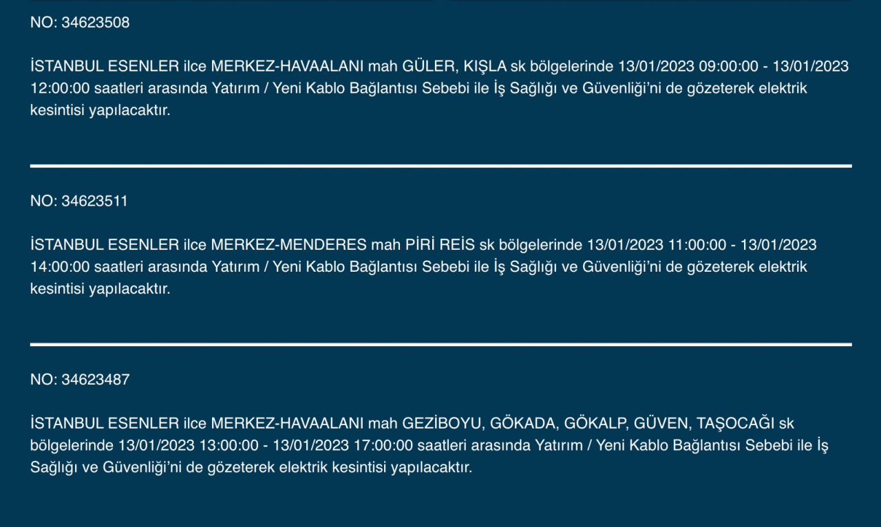 İstanbul’un 20 ilçesine uyarı! (13 Ocak) - Sayfa 14