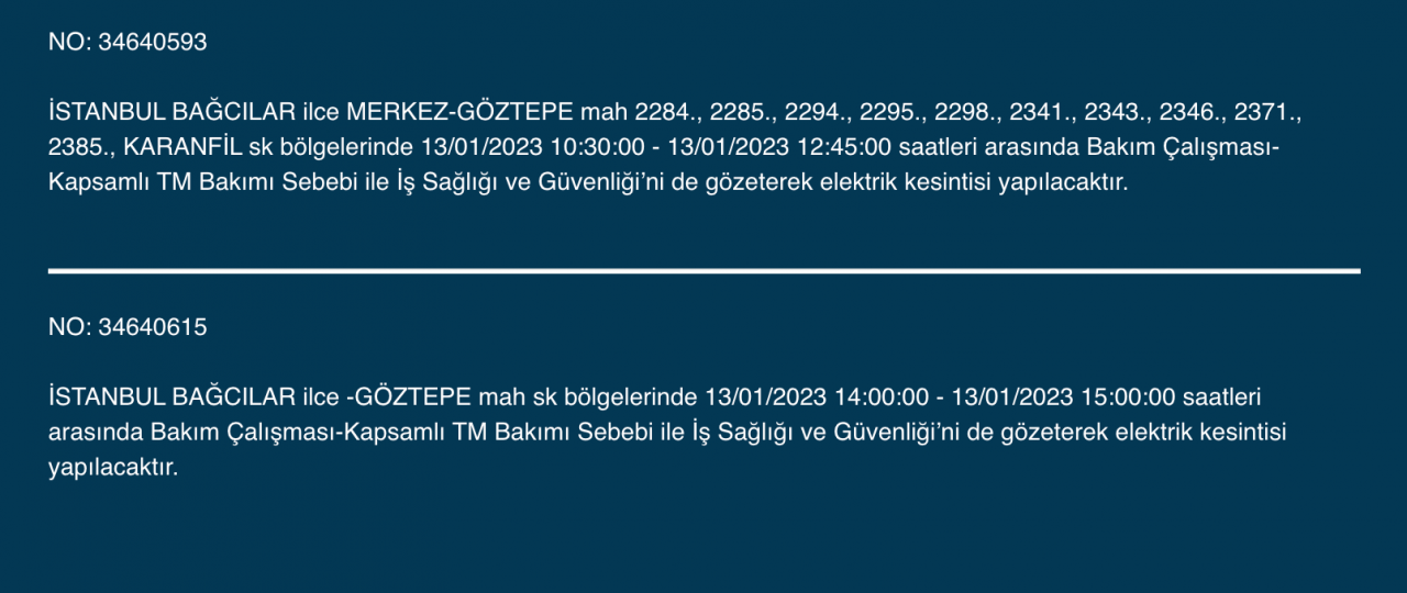 İstanbul’un 20 ilçesine uyarı! (13 Ocak) - Sayfa 6