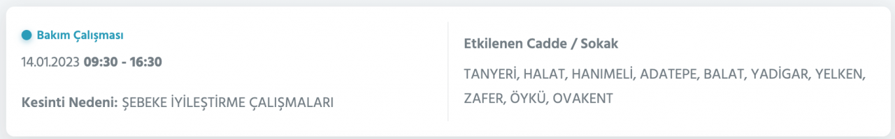 İstanbul’un çok sayıda ilçesine elektrik verilemeyecek (14 Ocak) - Sayfa 29