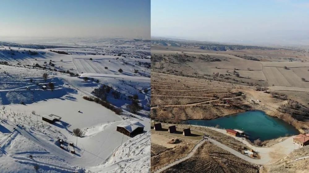 Son yılların en kurak kış mevsimi! İki fotoğraf arasındaki fark tehlikenin boyutunu gözler önüne seriyor! "İlk defa görüyoruz..." - Sayfa 1