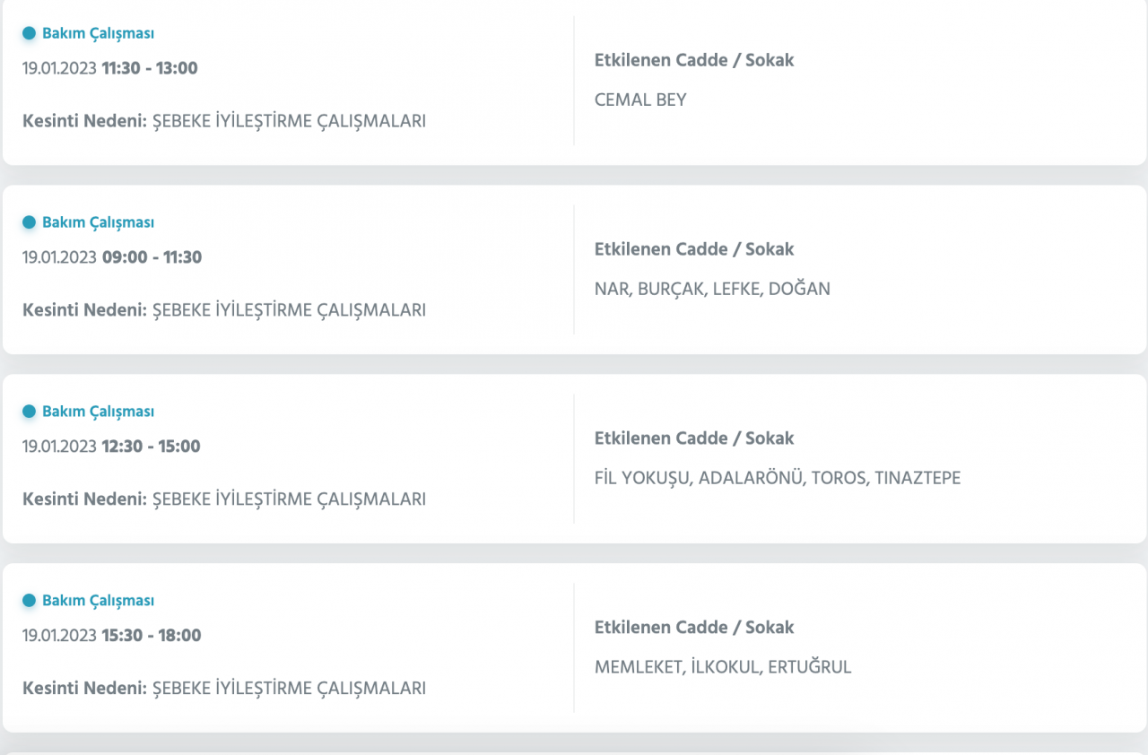 İstanbul'un bu ilçelerinde elektrikler kesilecek (19 Ocak) - Sayfa 34