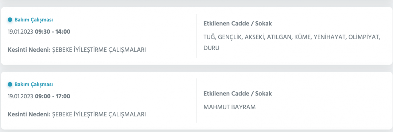 İstanbul'un bu ilçelerinde elektrikler kesilecek (19 Ocak) - Sayfa 35