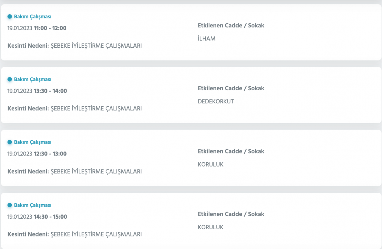 İstanbul'un bu ilçelerinde elektrikler kesilecek (19 Ocak) - Sayfa 36