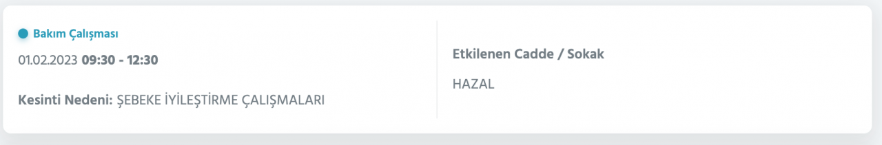 İstanbul’da geniş çaplı elektrik kesintisi! (1 Şubat) - Sayfa 26