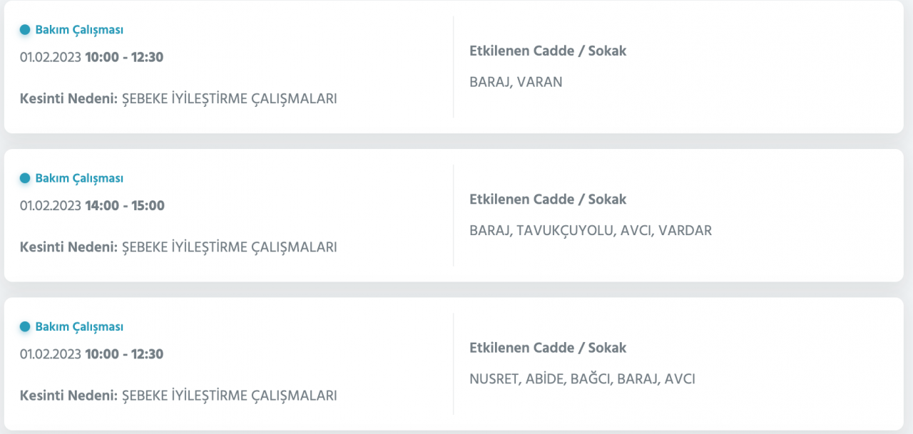 İstanbul’da geniş çaplı elektrik kesintisi! (1 Şubat) - Sayfa 29