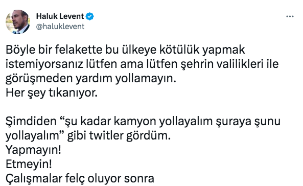 Haluk Levent deprem sonrası vatandaşları uyardı: ''Yapmayın! Etmeyin!'' - Sayfa 6
