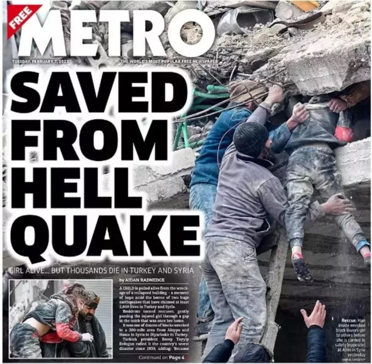 Yardım kampanyası başlatıldı! Türkiye'deki büyük felaket dünya basınının manşetlerinde - Sayfa 9