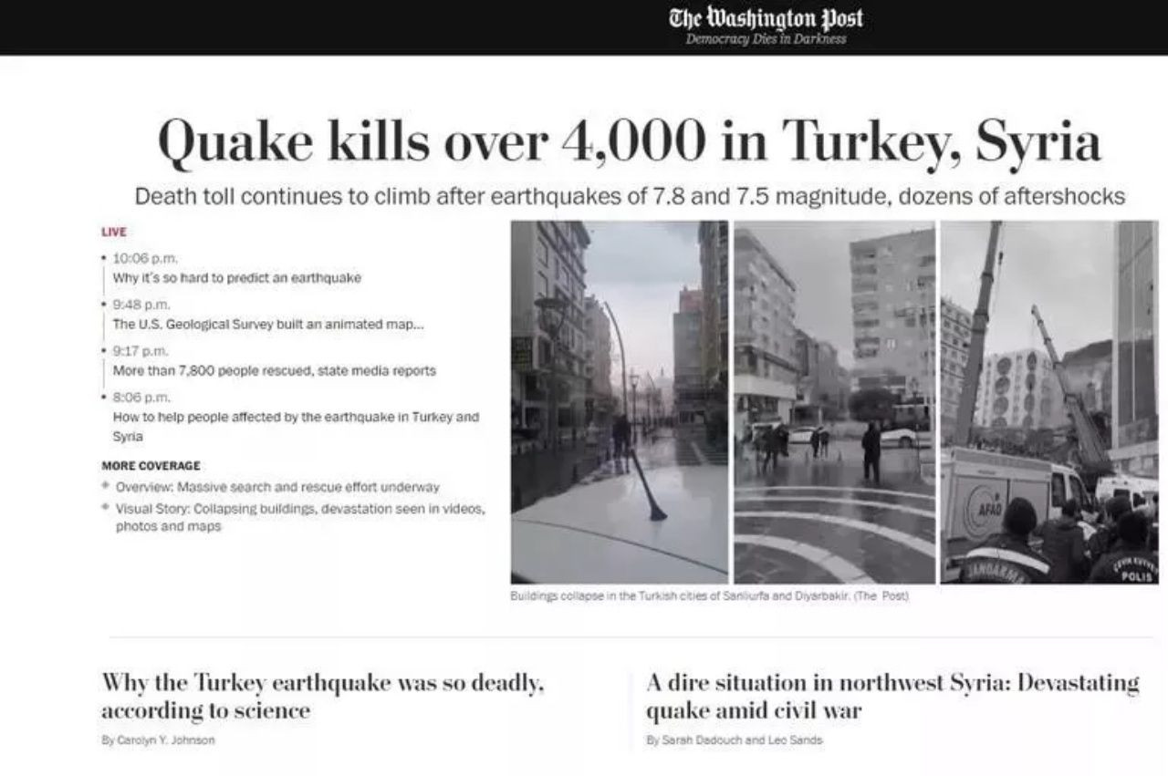 Yardım kampanyası başlatıldı! Türkiye'deki büyük felaket dünya basınının manşetlerinde - Sayfa 11