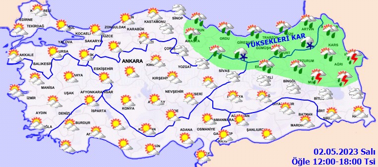 Meteorolojiden birçok ile sağanak uyarısı! İşte 2 Mayıs hava durumu tahminleri - Sayfa 3