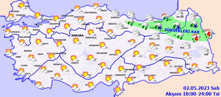 Meteorolojiden birçok ile sağanak uyarısı! İşte 2 Mayıs hava durumu tahminleri - Sayfa 4