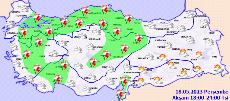 O iller için alarm verildi! Meteorolojiden 20 kente kuvvetli yağış uyarısı - Sayfa 4