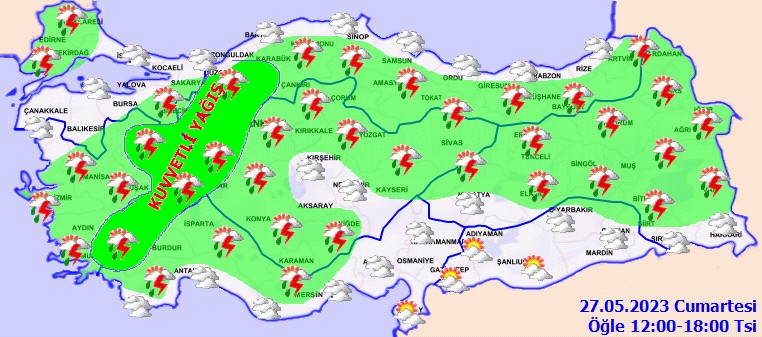 Meteorolojiden birçok kent için kuvvetli yağış uyarısı! - Sayfa 3