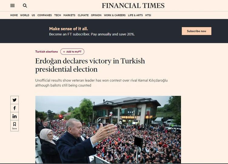 Türkiye'nin seçimi dünyanın gündeminde! Sonuçları böyle gördüler... - Sayfa 17