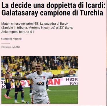 Galatasaray'ın şampiyonluğu dünya basınında: "Türkiye'den çılgın sahneler geliyor ama en çılgınları henüz gelmedi" - Sayfa 10