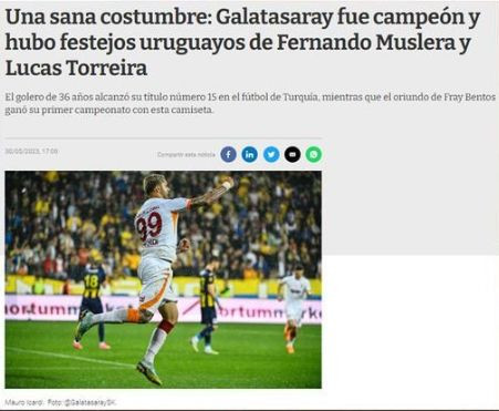 Galatasaray'ın şampiyonluğu dünya basınında: "Türkiye'den çılgın sahneler geliyor ama en çılgınları henüz gelmedi" - Sayfa 29