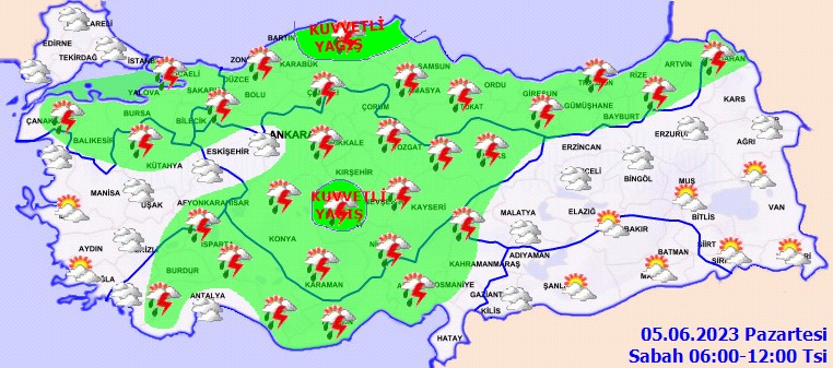 Evden çıkacaklar dikkat! Meteorolojiden 16 kent için kuvvetli yağış uyarısı - Sayfa 2