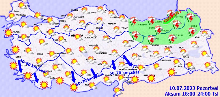 Meteoroloji alarma geçti! 13 kentte kuvvetli yağış ve fırtına bekleniyor: Sel ve su baskınlarına dikkat - Sayfa 4