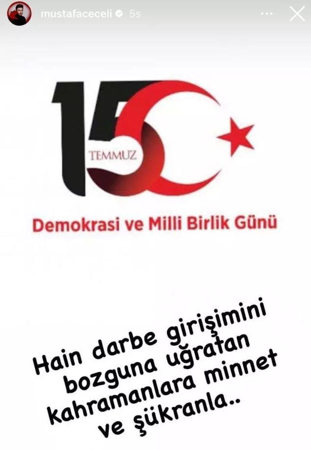 Ünlülerden '15 Temmuz Demokrasi ve Milli Birlik Günü' paylaşımları - Sayfa 5
