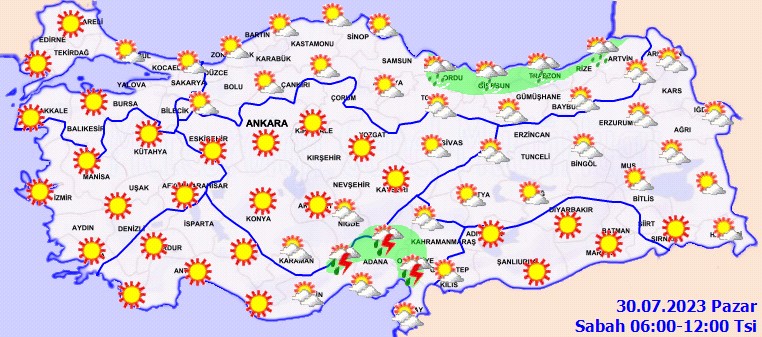 Meteorolojiden birçok kent için sağanak yağış ve fırtına uyarısı! - Sayfa 2