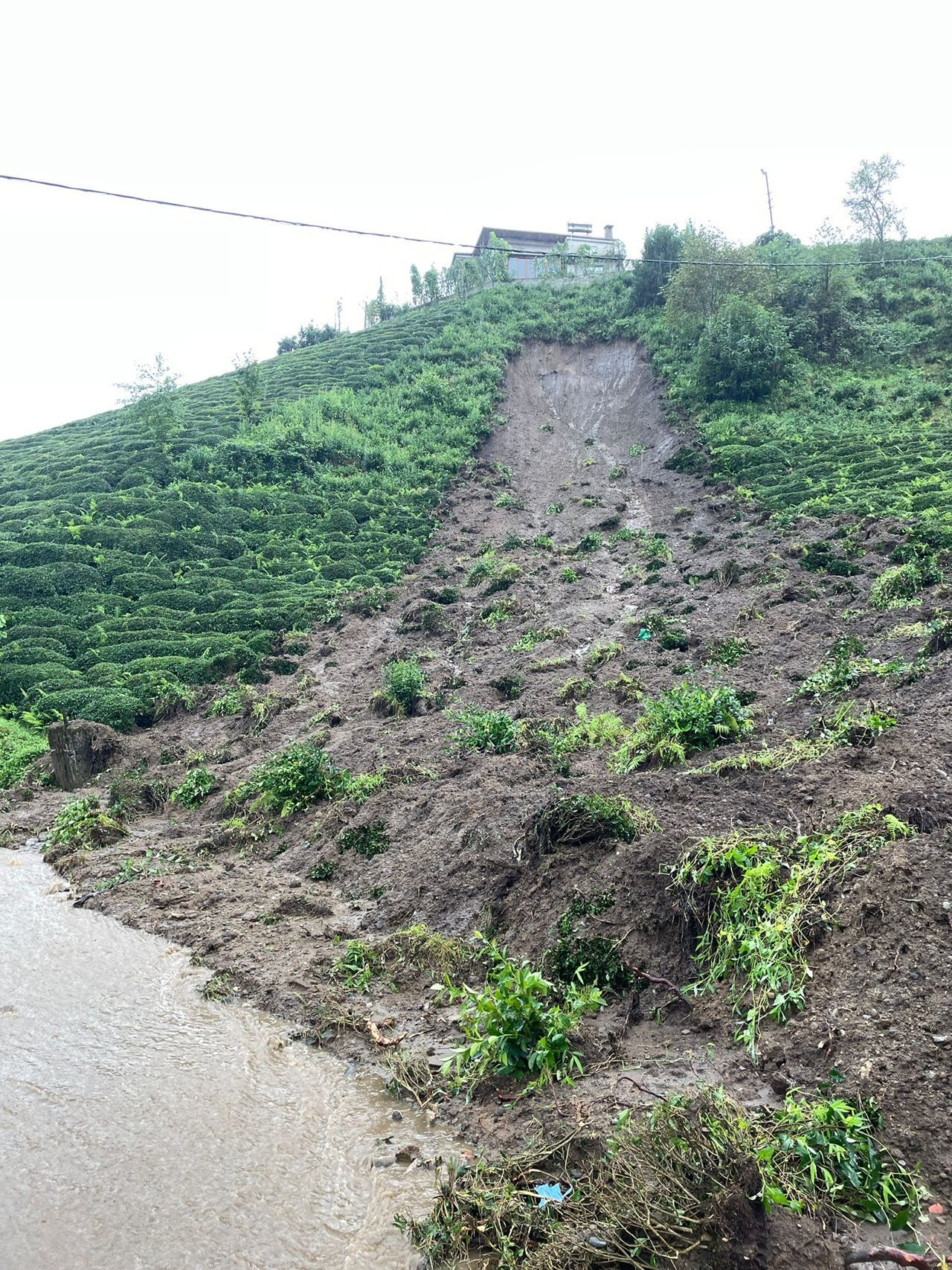 Rize'de şiddetli yağış ve heyelan! 8 ev boşaltıldı - Sayfa 7
