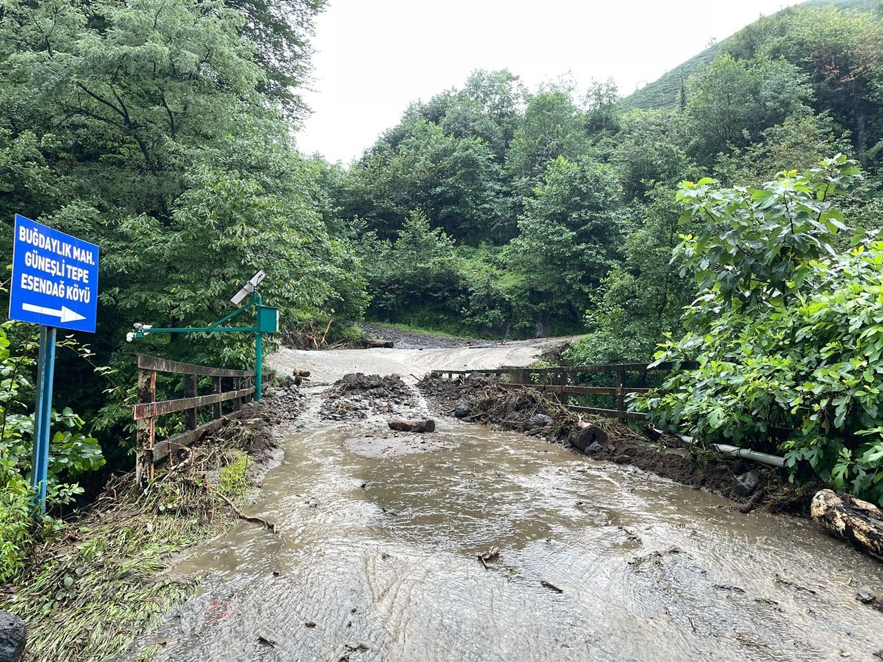Rize'de şiddetli yağış ve heyelan! 8 ev boşaltıldı - Sayfa 8