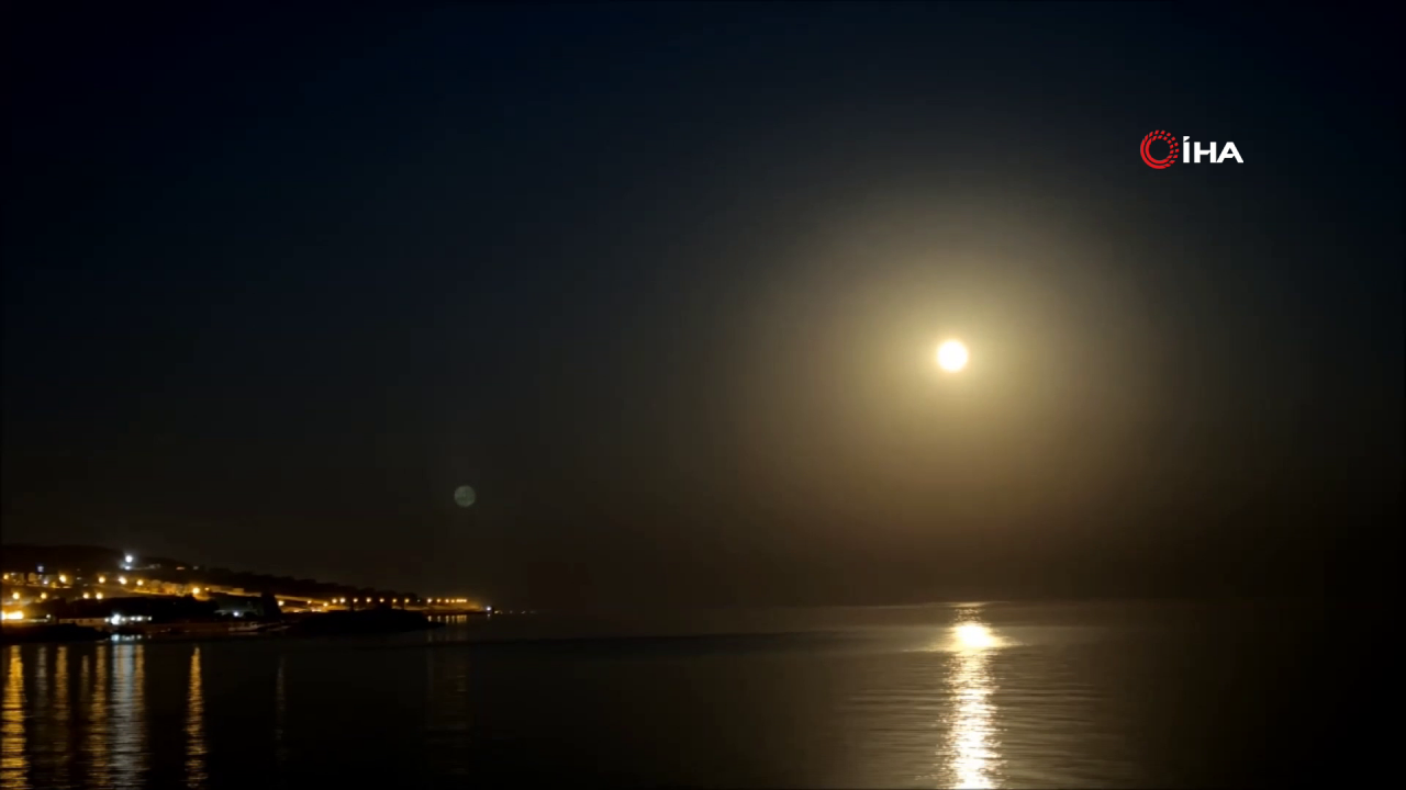 Van Gölü üzerinde yükselen dolunay eşsiz bir manzara yarattı - Sayfa 12