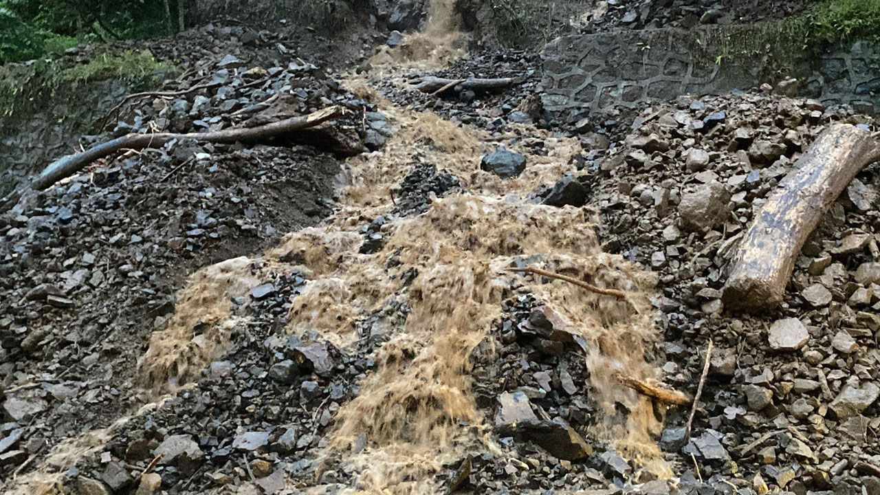 Rize’de şiddetli yağışlar etkisini gösterdi: 4 kişilik aile tedbir amaçlı tahliye edildi - Sayfa 5