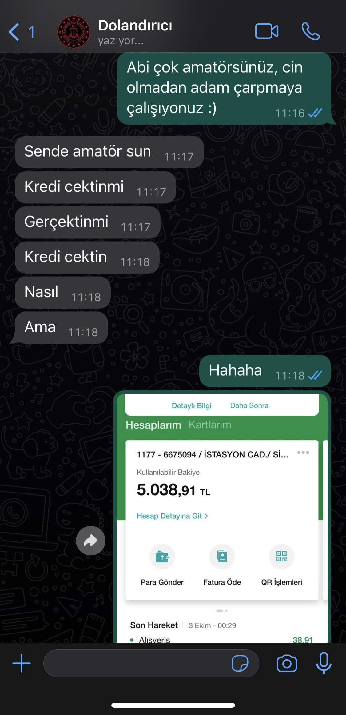 Dolandırıcıyı dolandırdı! Parasıyla kahve içti: "Ayıp ettin ama tebrik ederim" - Sayfa 9