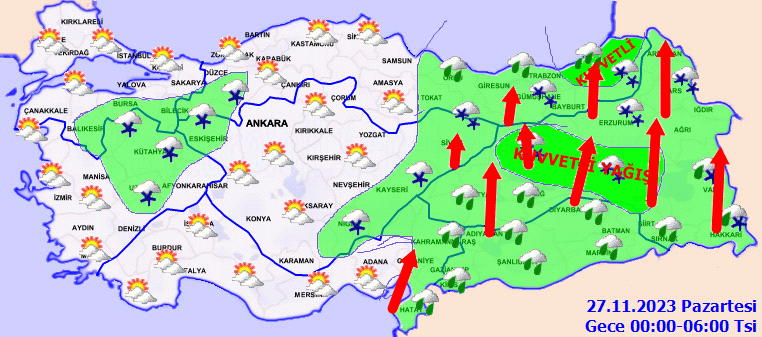 Hafta sonu planı yapanlara kötü haber: 67 ile sarı ve turuncu kodlu uyarı! Kar ve fırtına geliyor... - Sayfa 7