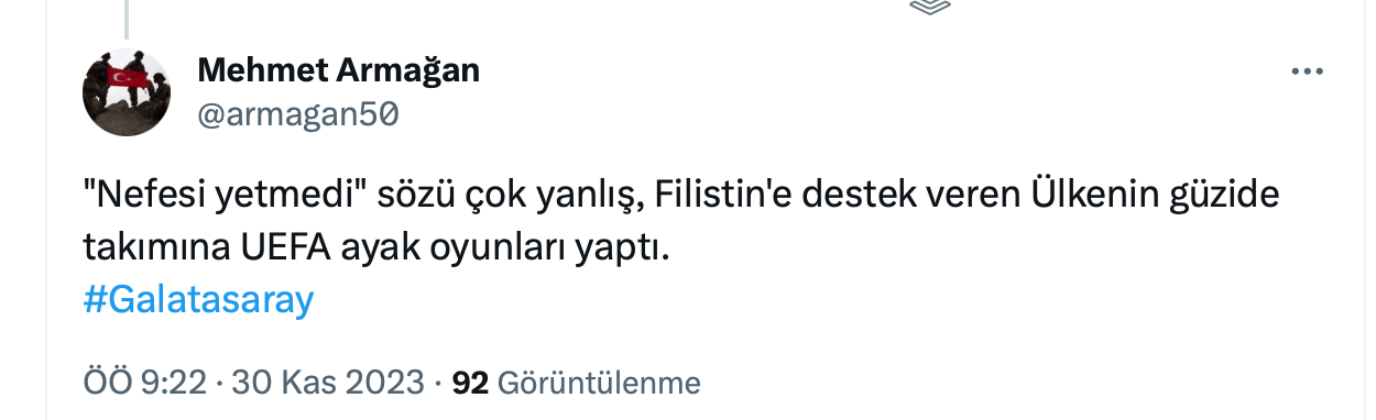 Sosyal medyayı kasıp kavuran şok iddia: “Galatasaray Filistin’e destek verdiği için UEFA operasyon yapıyor” Herkes bu olayı konuşuyor… - Sayfa 16