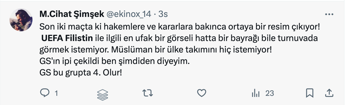 Sosyal medyayı kasıp kavuran şok iddia: “Galatasaray Filistin’e destek verdiği için UEFA operasyon yapıyor” Herkes bu olayı konuşuyor… - Sayfa 14