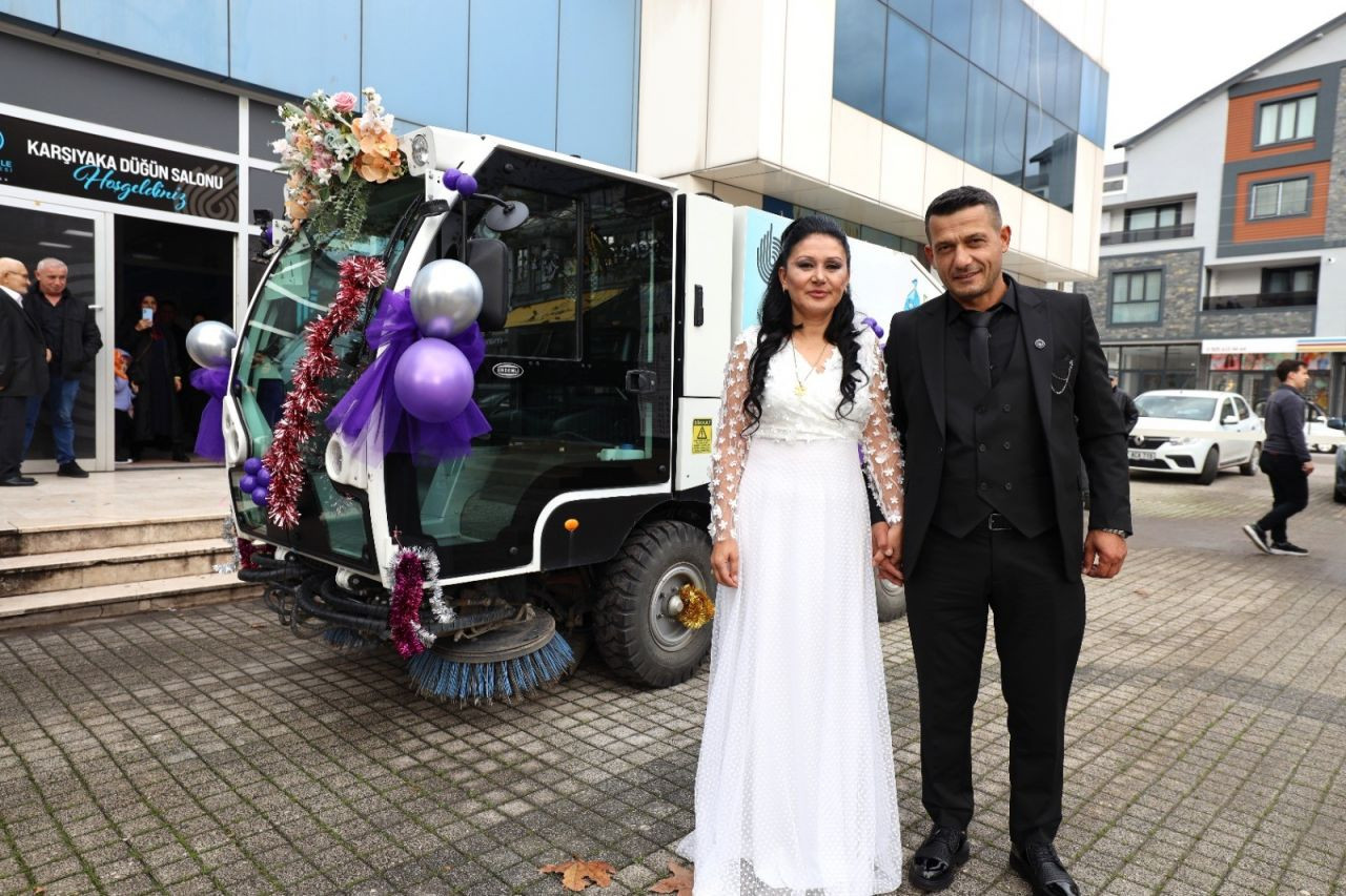 Gelin arabası şaşırttı! Aracından ayrılamadı direksiyona gelin oturdu! - Sayfa 5